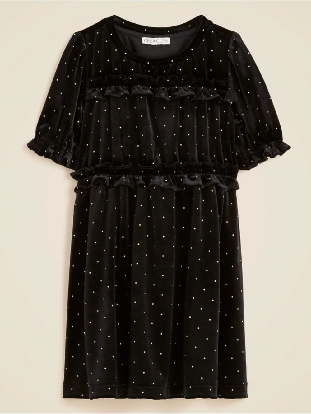 J.Crew Girls' Studded Velvet Dress